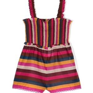 Zimmermann Kids Striped Romper
